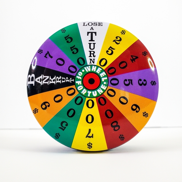 Vintage 90s Wheel of Fortune Retro ASTV Game Show Collectible Tin Watch Case - Picture 12 of 15